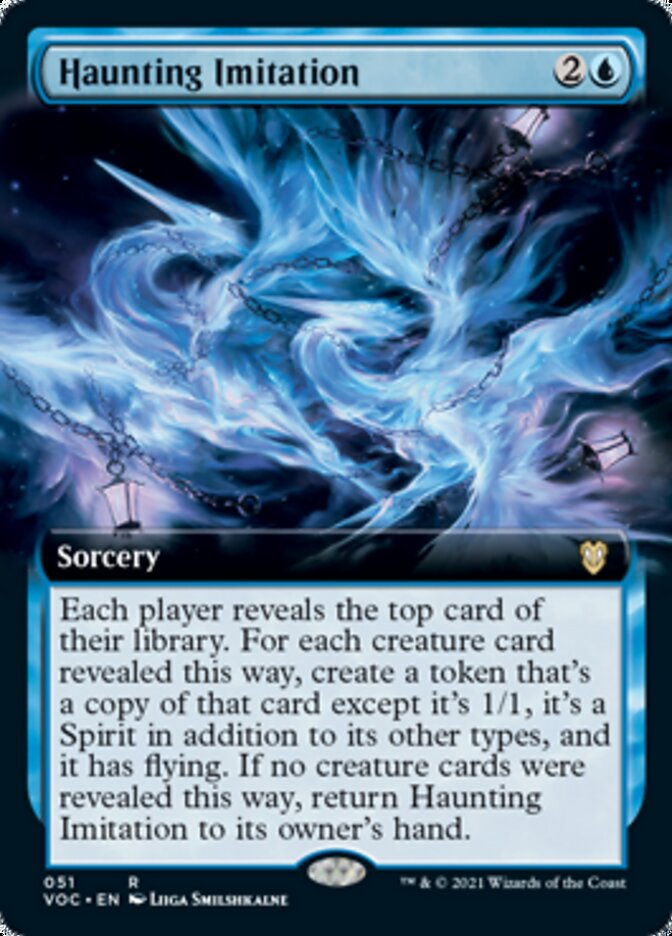 Haunting Imitation (Extended Art) [Innistrad: Crimson Vow Commander] | Good Games Cannington