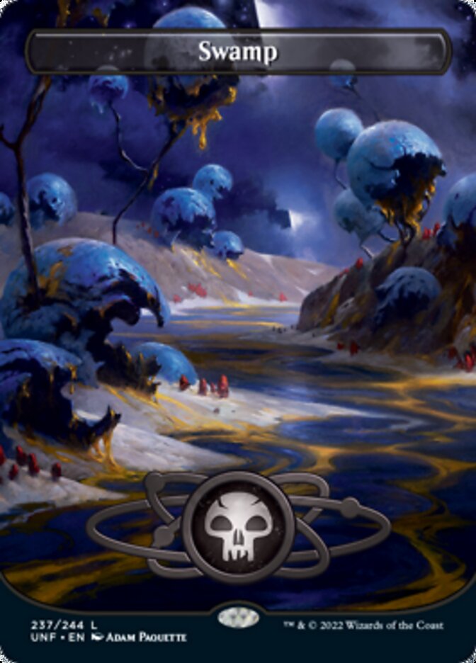 Swamp (237) (Planetary Space-ic Land) [Unfinity] | Good Games Cannington