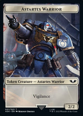 Astartes Warrior (001) // Cherubael Double-Sided Token [Warhammer 40,000 Tokens] | Good Games Cannington