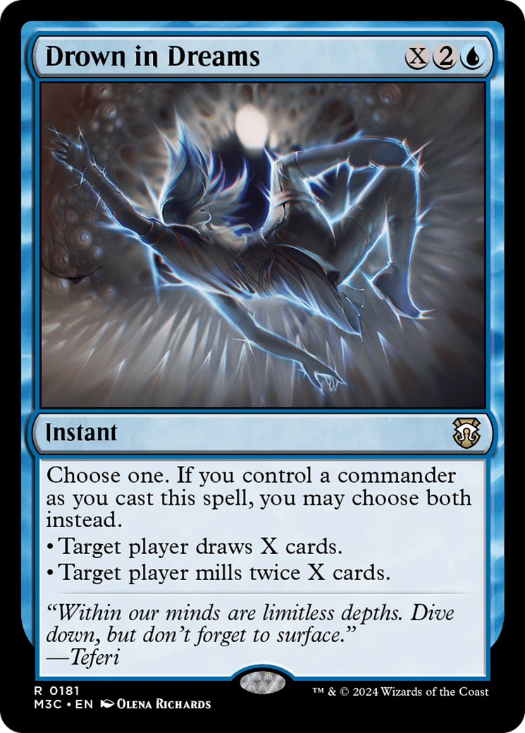 Drown in Dreams (Ripple Foil) [Modern Horizons 3 Commander] | Good Games Cannington