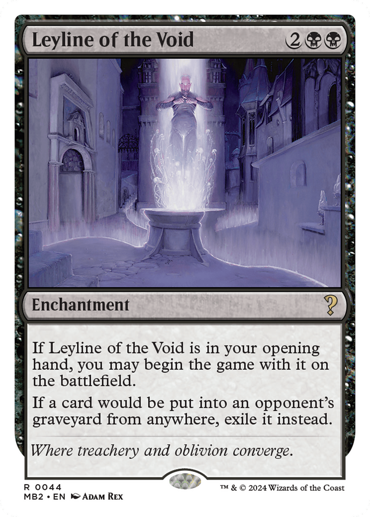 Leyline of the Void (White Border) [Mystery Booster 2] | Good Games Cannington