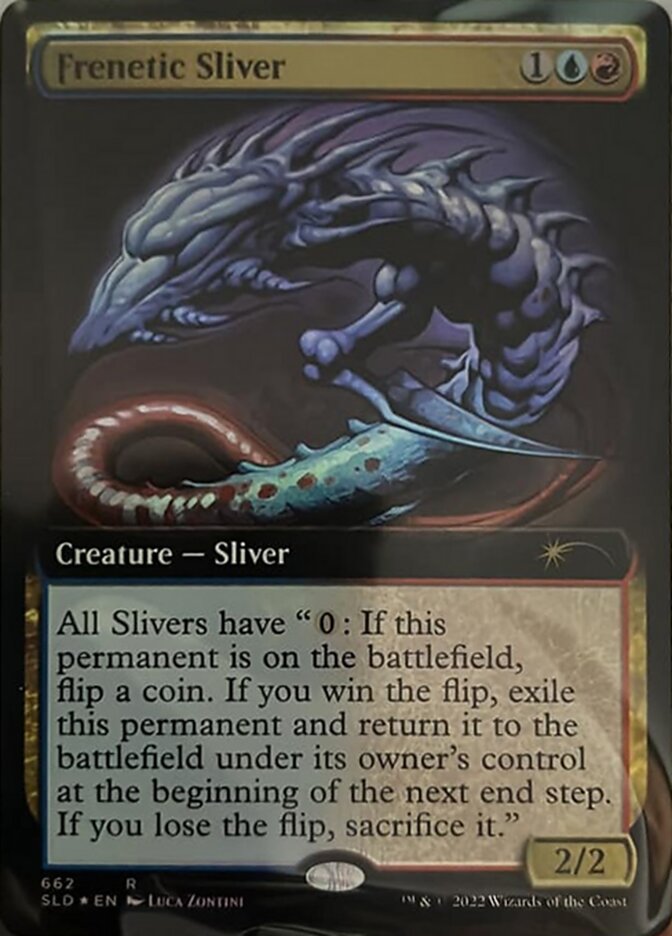 Frenetic Sliver (Extended Art) [Secret Lair Drop Promos] | Good Games Cannington