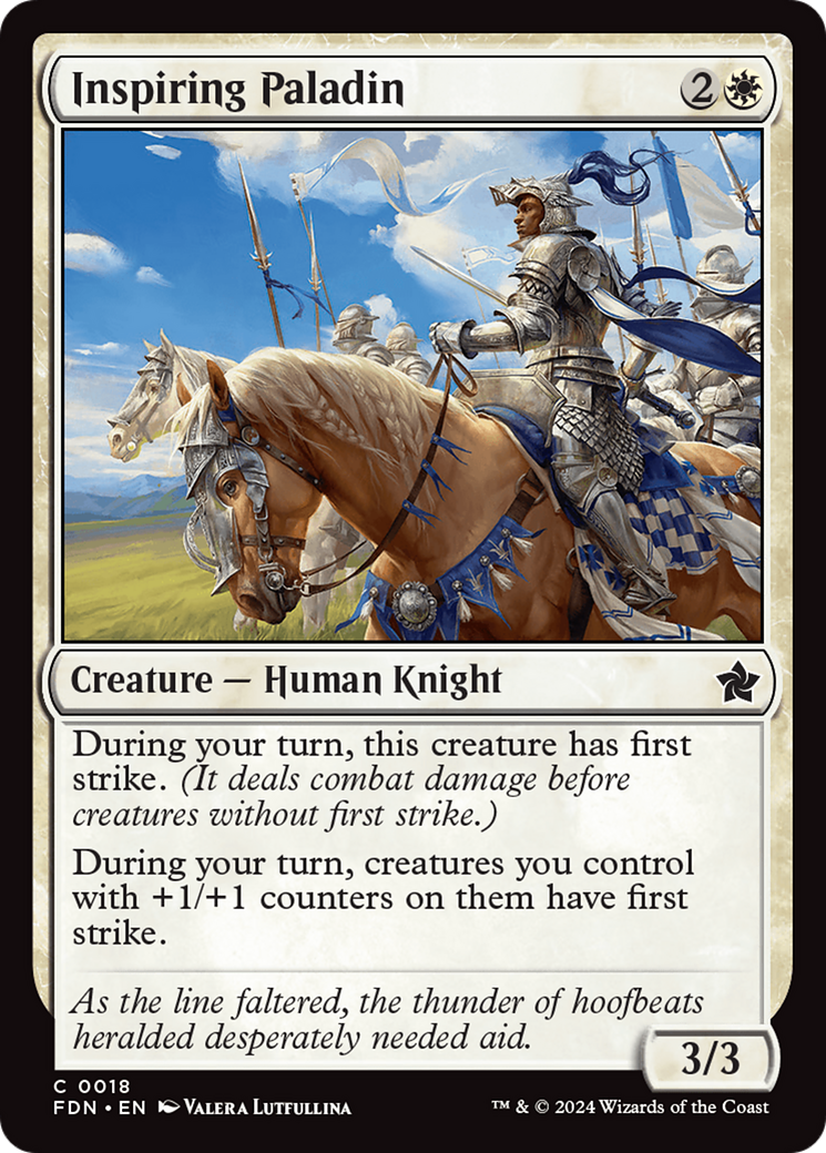 Inspiring Paladin [Foundations] | Good Games Cannington