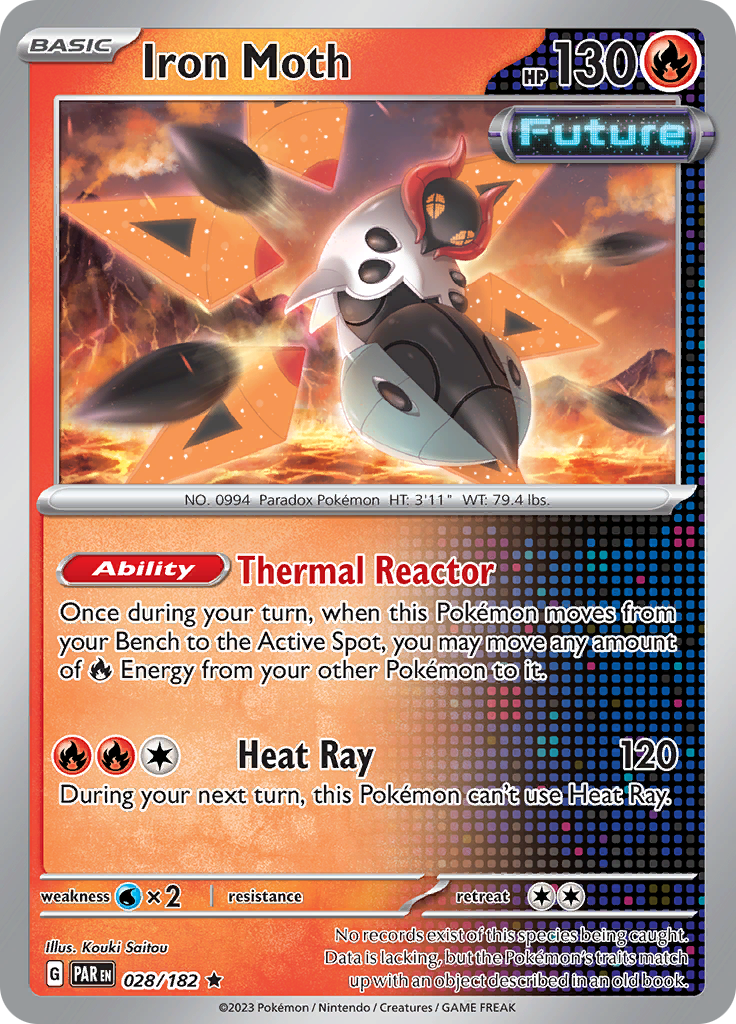 Iron Moth (028/182) [Scarlet & Violet: Paradox Rift] | Good Games Cannington