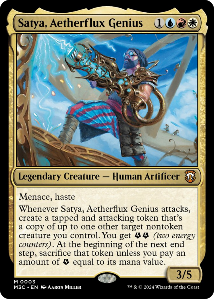Satya, Aetherflux Genius [Modern Horizons 3 Commander] | Good Games Cannington