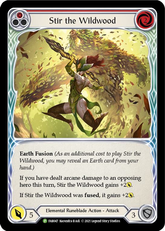 Stir the Wildwood [FAB047] (Promo)  Rainbow Foil | Good Games Cannington