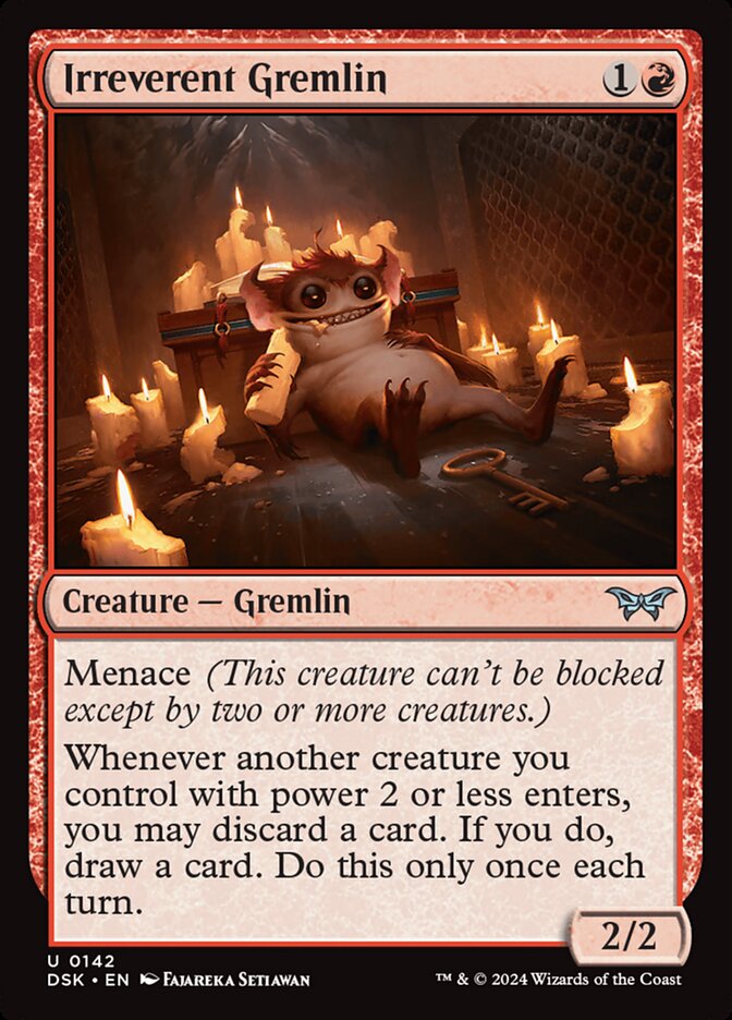 Irreverent Gremlin 142 (Duskmourn: House of Horror)  | Good Games Cannington