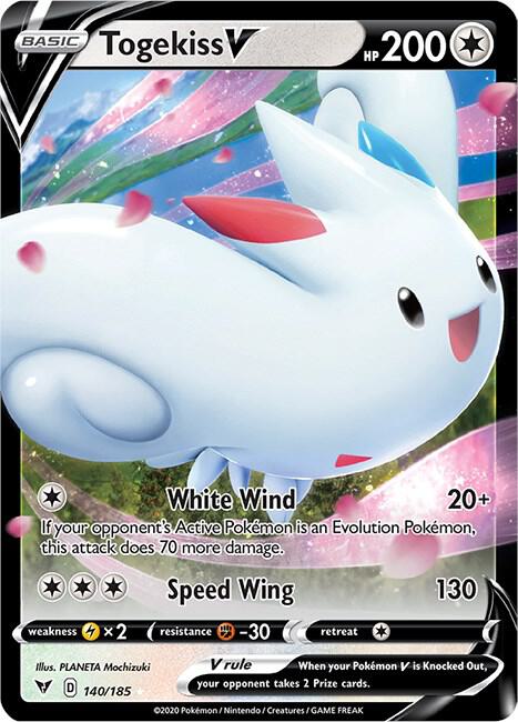 Togekiss V (SWSH04: Vivid Voltage)  - Holofoil | Good Games Cannington