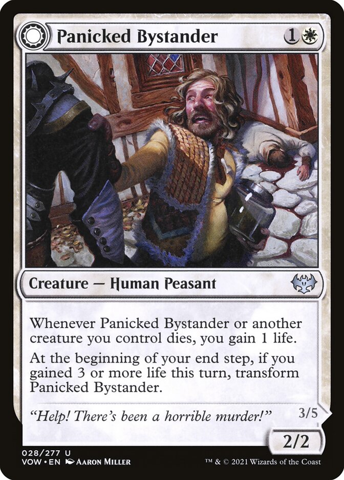 Panicked Bystander // Cackling Culprit 28 (Innistrad: Crimson Vow)  | Good Games Cannington