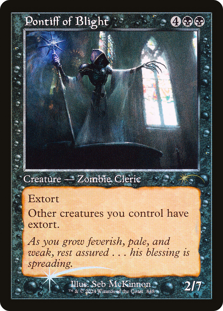Pontiff of Blight (Retro Frame) [Secret Lair Drop Series] | Good Games Cannington
