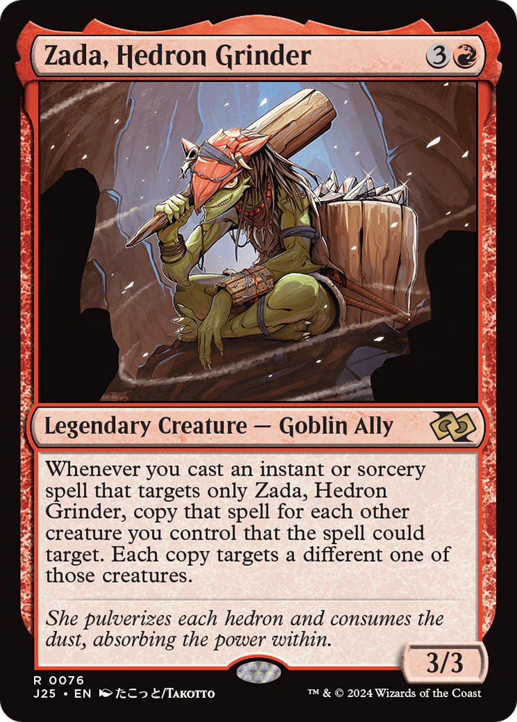 Zada, Hedron Grinder (Anime) [Foundations Jumpstart] | Good Games Cannington