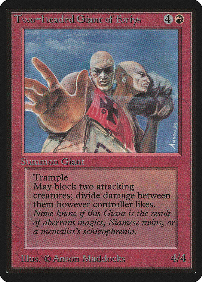 Two-Headed Giant of Foriys [Beta Edition] | Good Games Cannington