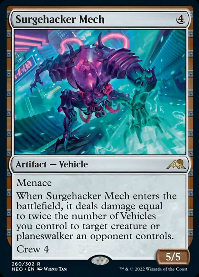 Surgehacker Mech [Kamigawa: Neon Dynasty] | Good Games Cannington