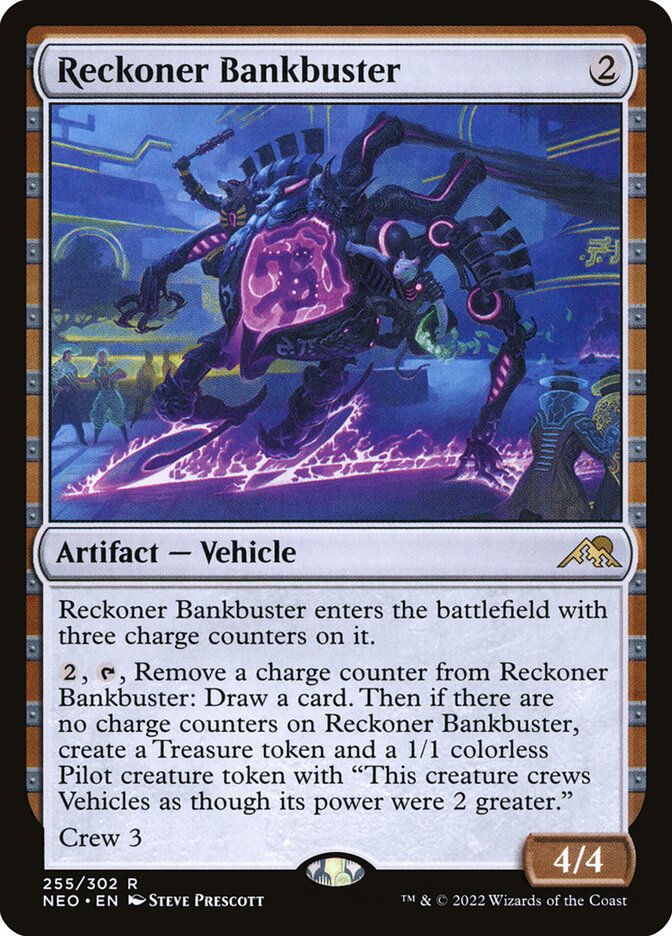 Reckoner Bankbuster 255 (Kamigawa: Neon Dynasty)  - Foil | Good Games Cannington