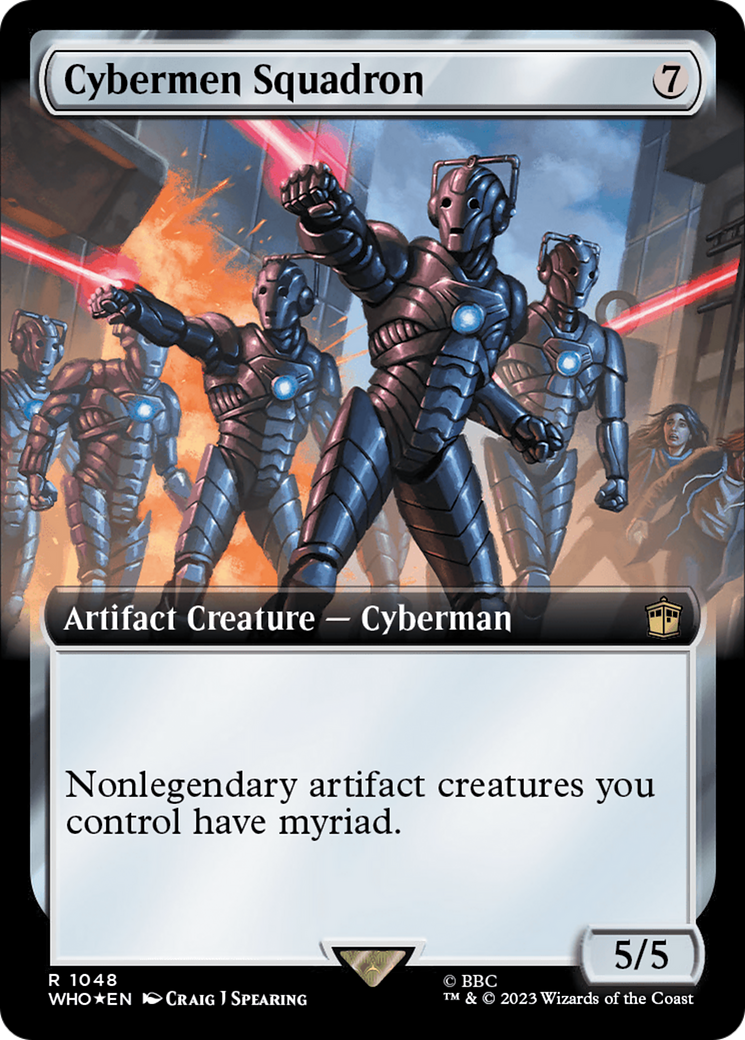 Cybermen Squadron (Extended Art) (Surge Foil) [Doctor Who] | Good Games Cannington