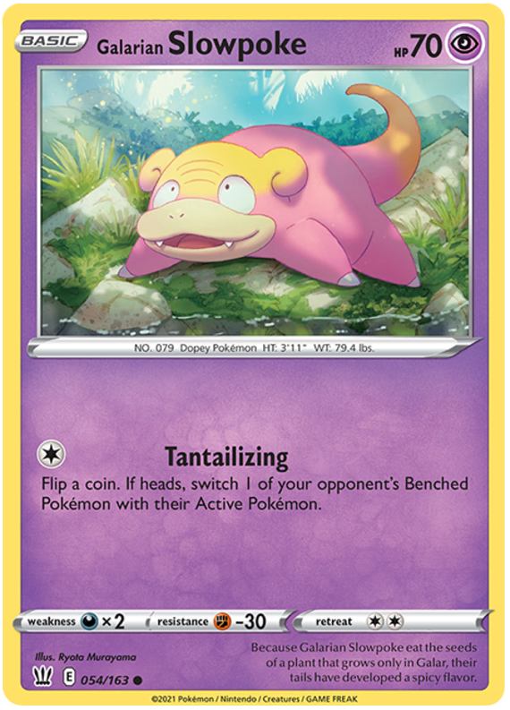 Galarian Slowpoke (054/163) [Sword & Shield: Battle Styles] | Good Games Cannington