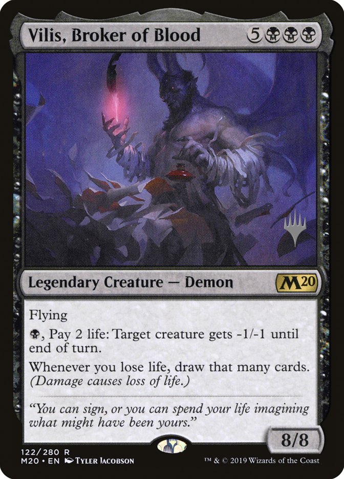 Vilis, Broker of Blood (Promo Pack) [Core Set 2020 Promos] | Good Games Cannington