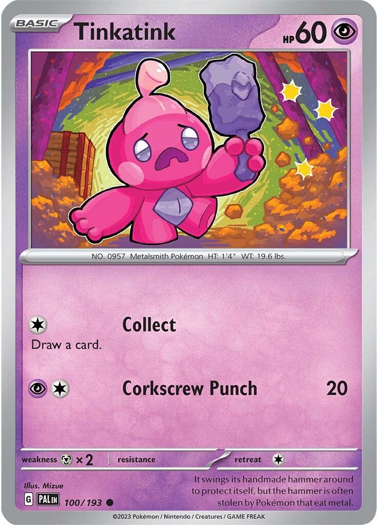 Tinkatink (100/193) [Scarlet & Violet: Paldea Evolved] | Good Games Cannington