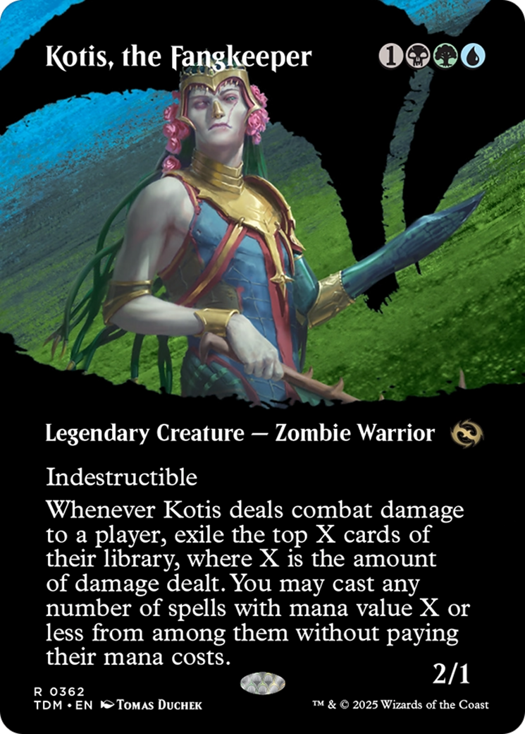 Kotis, the Fangkeeper (Borderless) [Tarkir: Dragonstorm] | Good Games Cannington