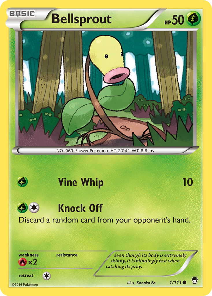 Bellsprout (1/111) [XY: Furious Fists] | Good Games Cannington