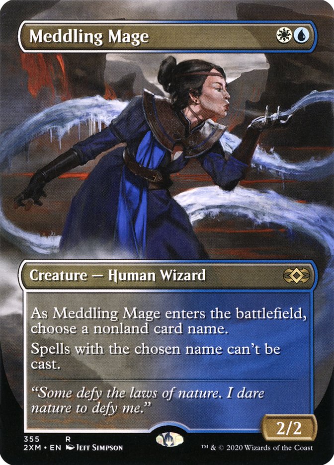 Meddling Mage (Toppers) [Double Masters] | Good Games Cannington