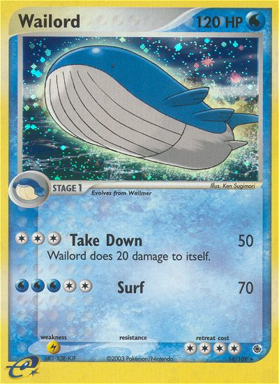 Wailord (14/109) [EX: Ruby & Sapphire] | Good Games Cannington