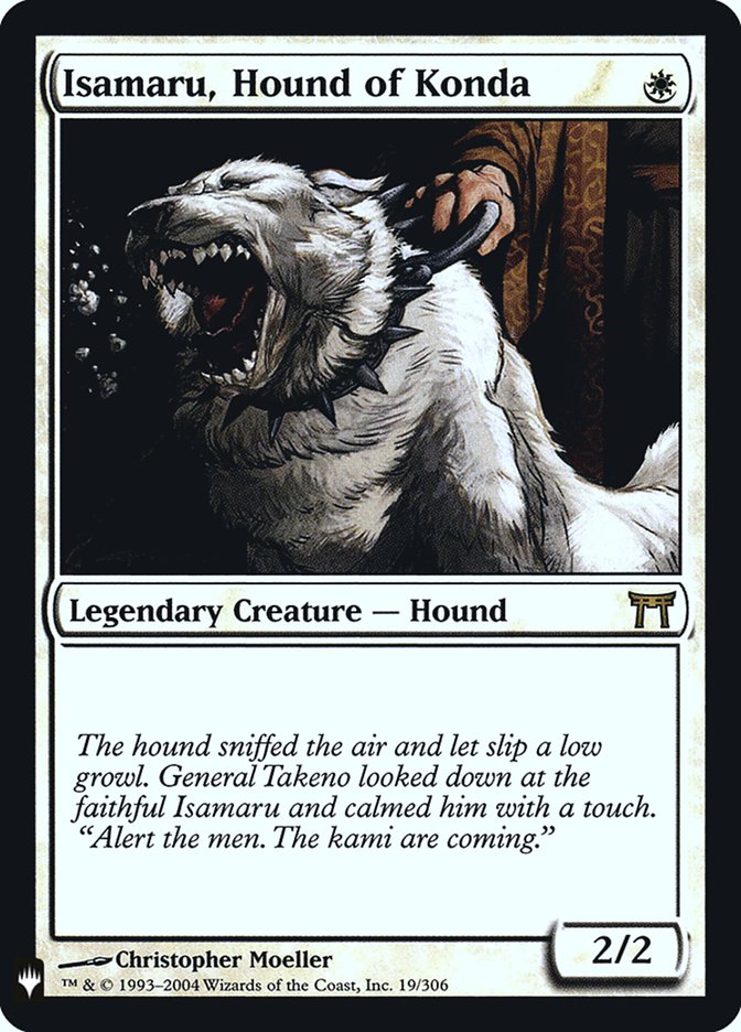 Isamaru, Hound of Konda [Mystery Booster] | Good Games Cannington