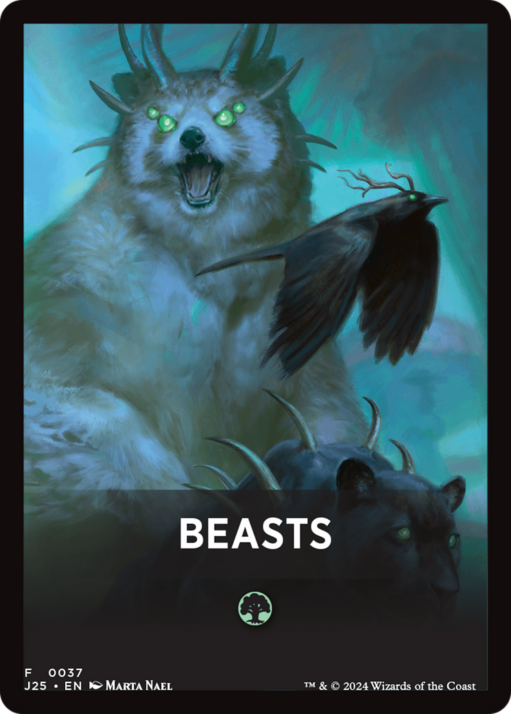 Beasts Theme Card [Foundations Jumpstart Front Cards] | Good Games Cannington