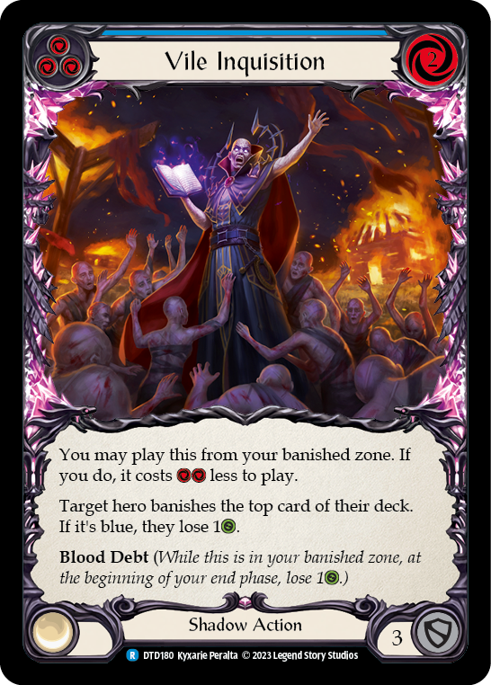 Vile Inquisition (Blue) [DTD180] (Dusk Till Dawn) | Good Games Cannington
