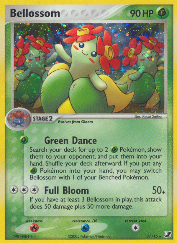 Bellossom (3/115) [EX: Unseen Forces] | Good Games Cannington