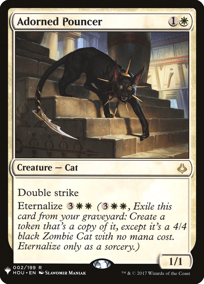 Adorned Pouncer [Mystery Booster] | Good Games Cannington