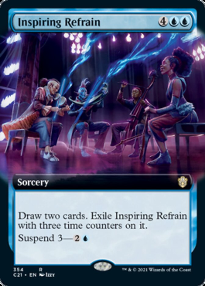 Inspiring Refrain (Extended Art) [Commander 2021] | Good Games Cannington
