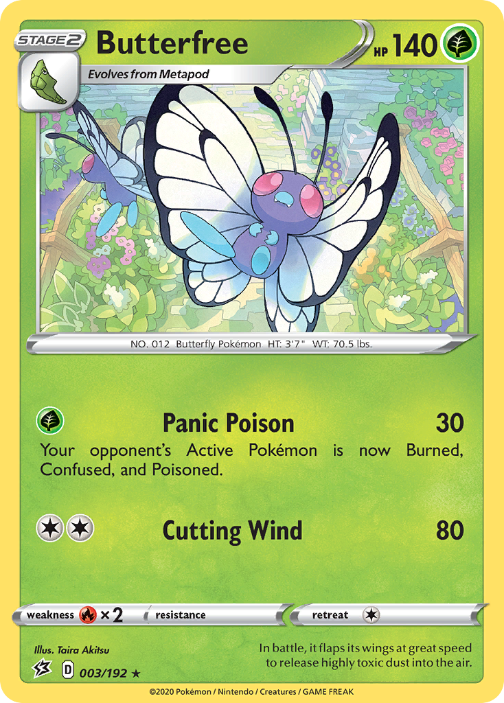 Butterfree (003/192) [Sword & Shield: Rebel Clash] | Good Games Cannington