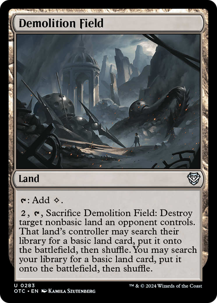 Demolition Field [Outlaws of Thunder Junction Commander] | Good Games Cannington
