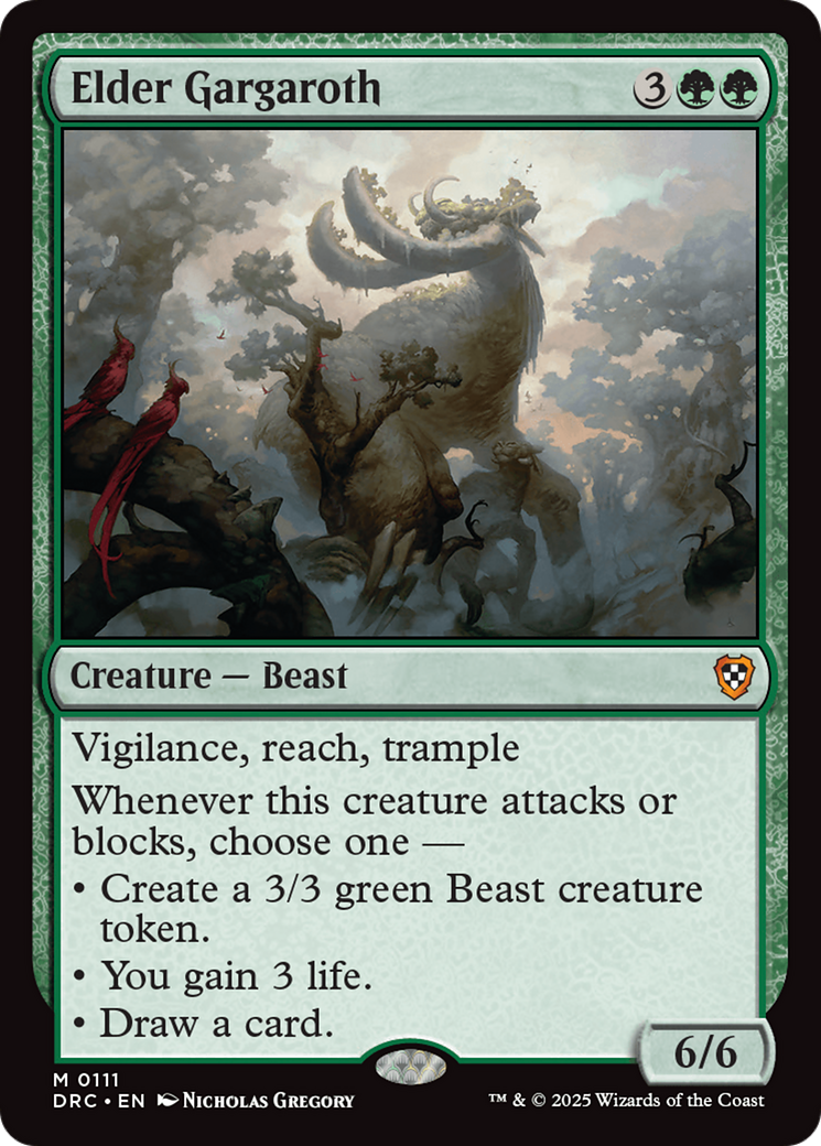 Elder Gargaroth [Aetherdrift Commander] | Good Games Cannington