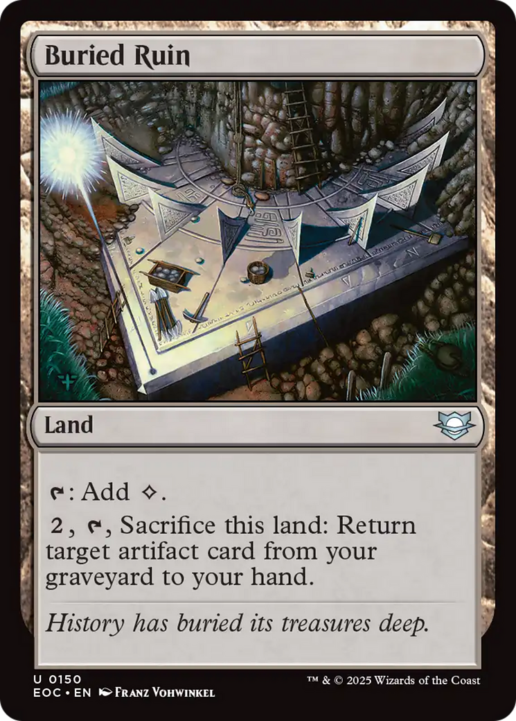 Buried Ruin [Edge of Eternities Commander] | Good Games Cannington