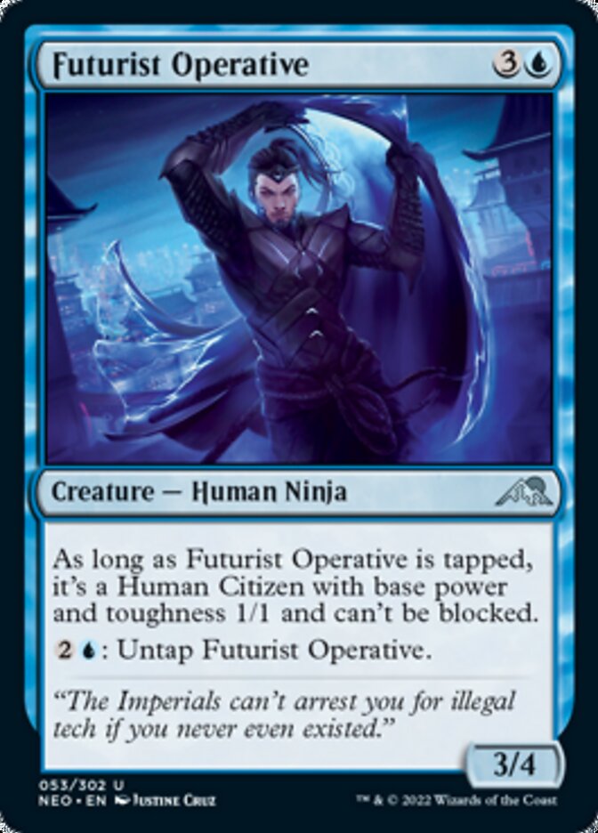 Futurist Operative [Kamigawa: Neon Dynasty] | Good Games Cannington