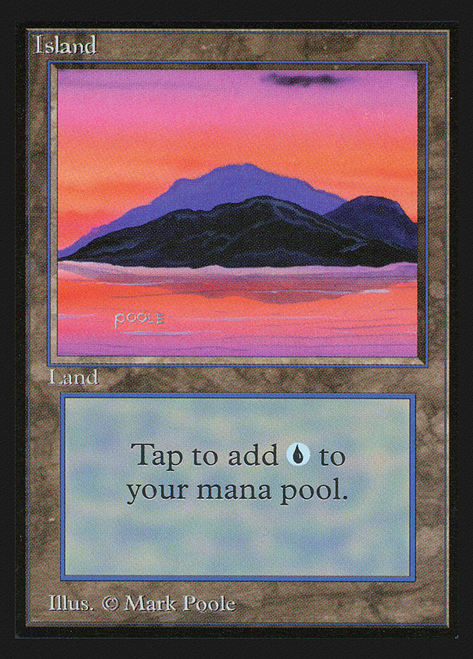 Island (Sunset / Signature on Left) [International Collectors' Edition] | Good Games Cannington