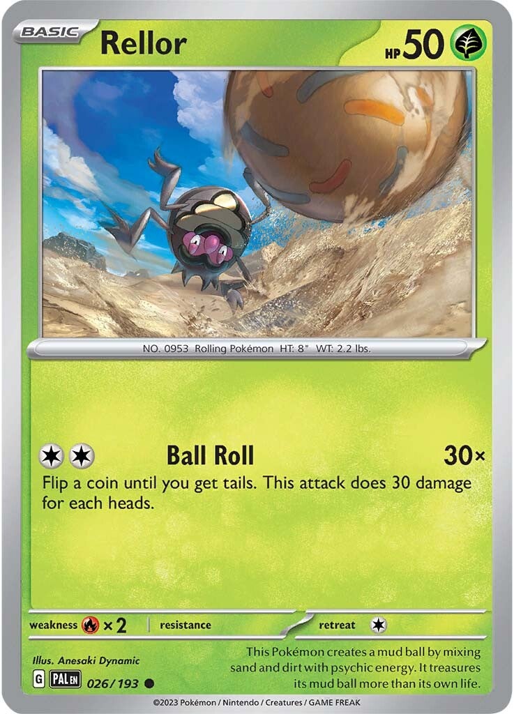 Rellor (026/193) [Scarlet & Violet: Paldea Evolved] | Good Games Cannington