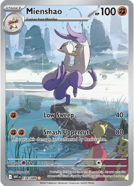 Mienshao 134/086 (SV: White Flare)  - Holofoil | Good Games Cannington