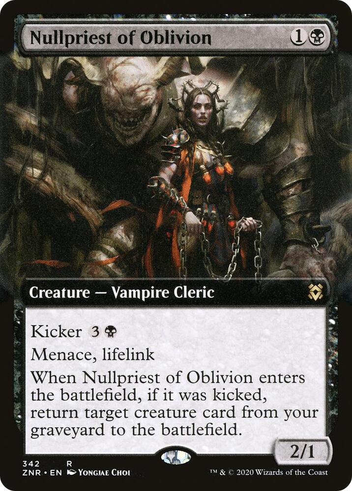 Nullpriest of Oblivion 342 (Zendikar Rising)  | Good Games Cannington