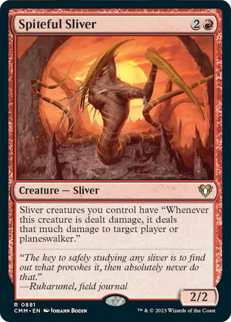 Spiteful Sliver [Commander Masters] | Good Games Cannington