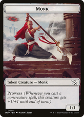 Monk // Phyrexian Saproling Double-Sided Token [March of the Machine Tokens] | Good Games Cannington