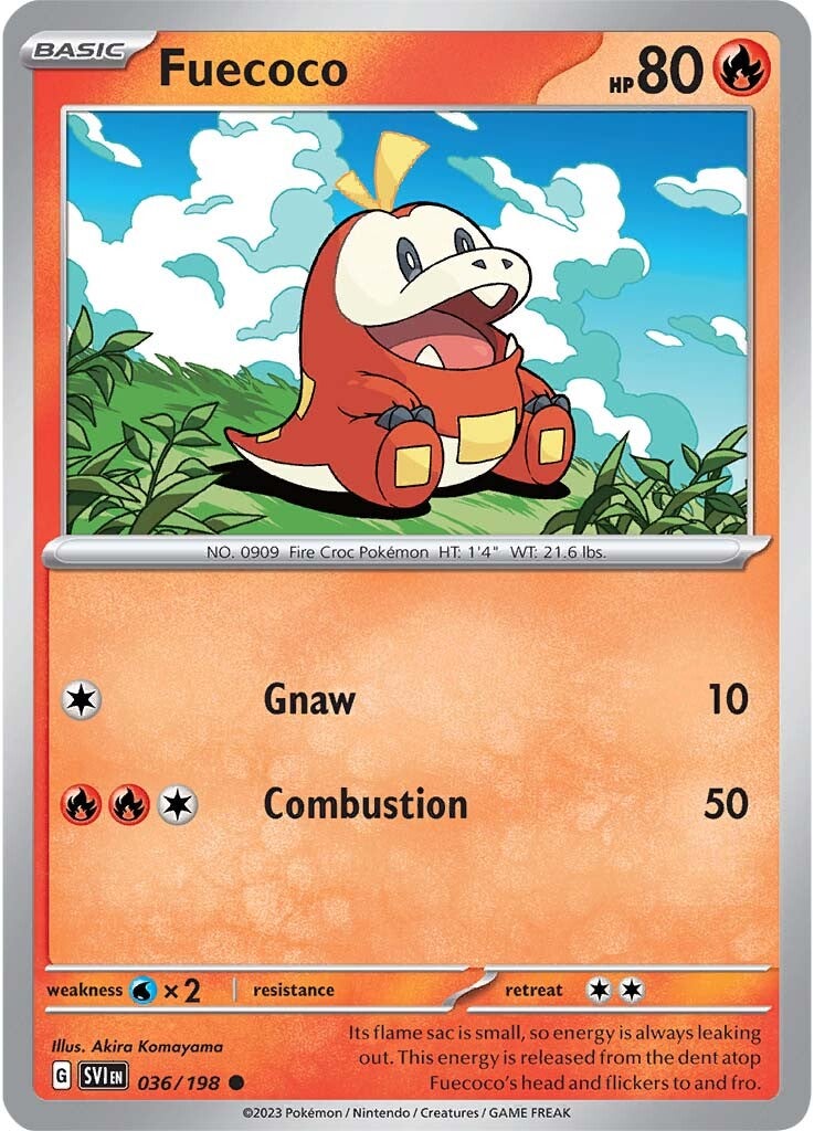 Fuecoco (036/198) [Scarlet & Violet: Base Set] | Good Games Cannington