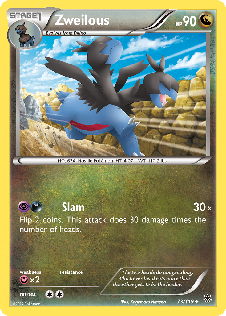 Zweilous (73/119) [XY: Phantom Forces] | Good Games Cannington