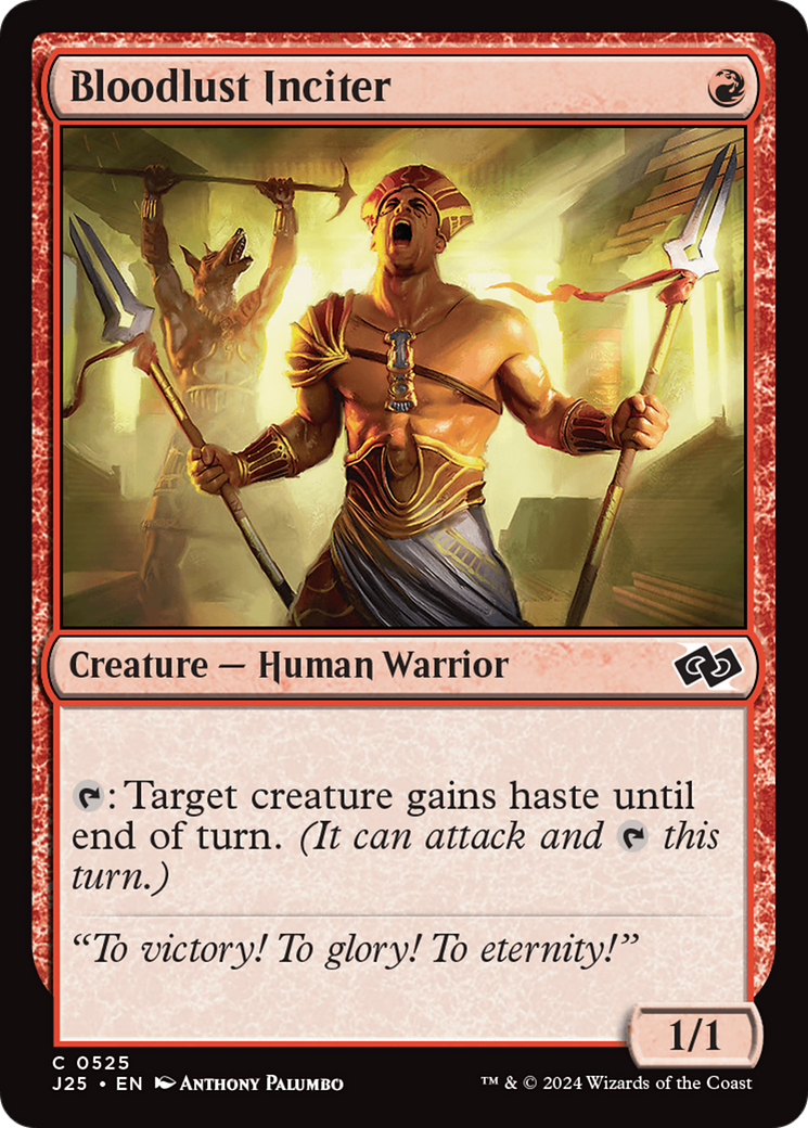Bloodlust Inciter [Foundations Jumpstart] | Good Games Cannington