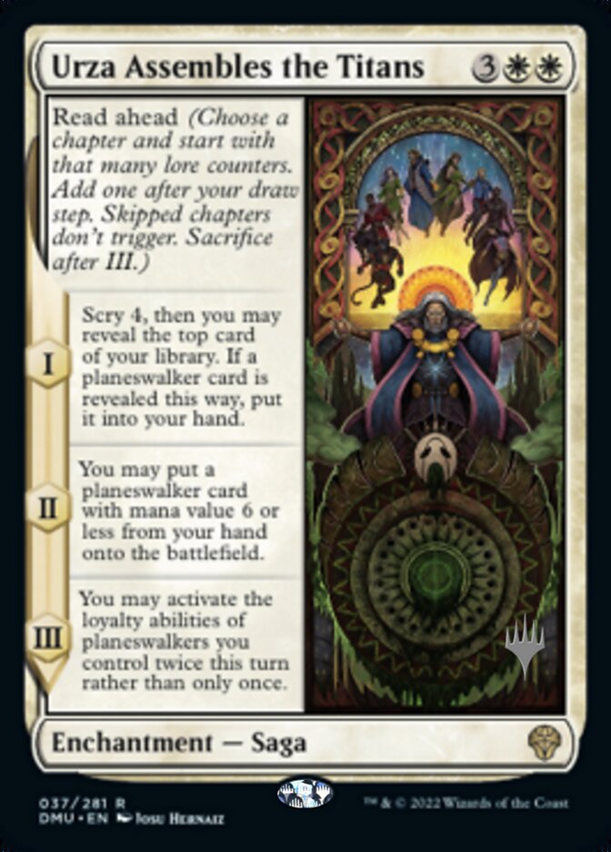 Urza Assembles the Titans (Promo Pack) [Dominaria United Promos] | Good Games Cannington