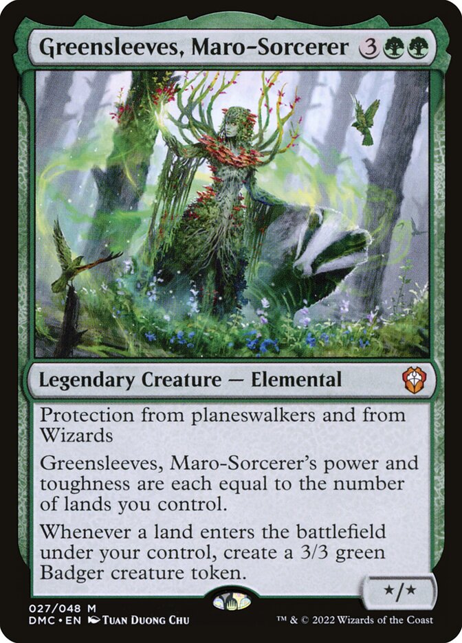 Greensleeves Maro Sorcerer 27 (Commander: Dominaria United)  - Foil | Good Games Cannington