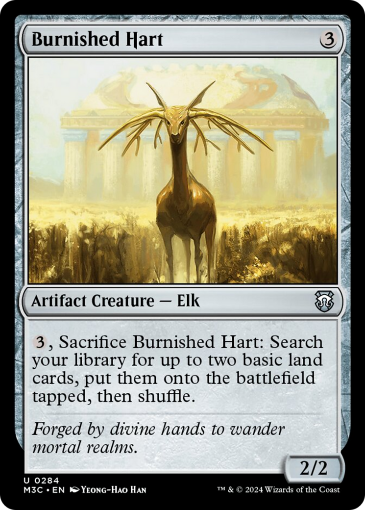 Burnished Hart (Ripple Foil) [Modern Horizons 3 Commander] | Good Games Cannington
