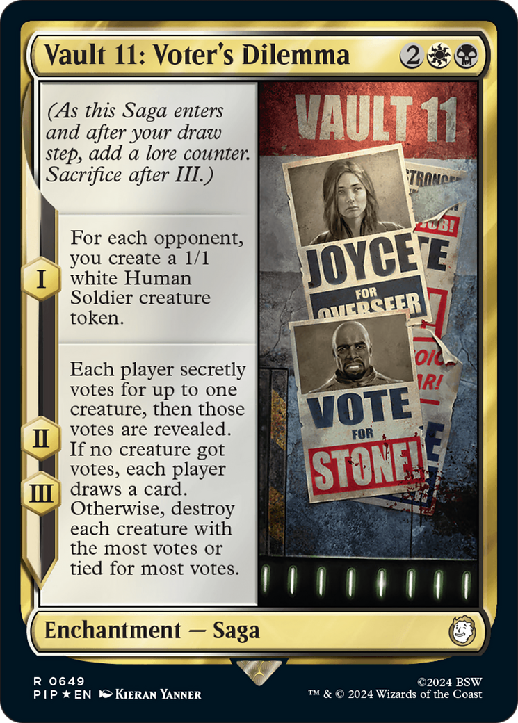 Vault 11: Voter's Dilemna (Surge Foil) [Fallout] | Good Games Cannington